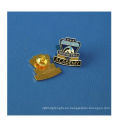 3D moldeado bronce plateado insignia de pin de solapa (GZHY-BADGE-025)